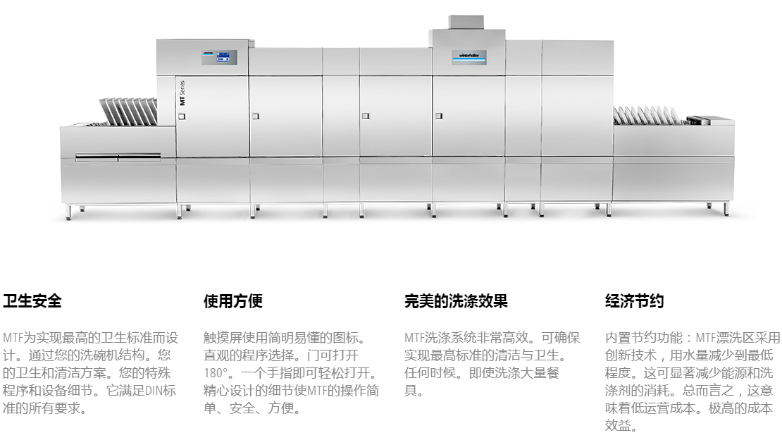 溫特豪德 MTF履帶式通道洗碗機